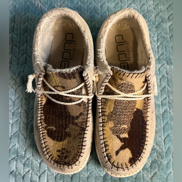 Custom Pendleton Hey Dudes - Picture 3 of 4